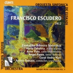 Portada del CD Francisco Escudero (Thun (Switzerland) : Claves Records, p. 2001)